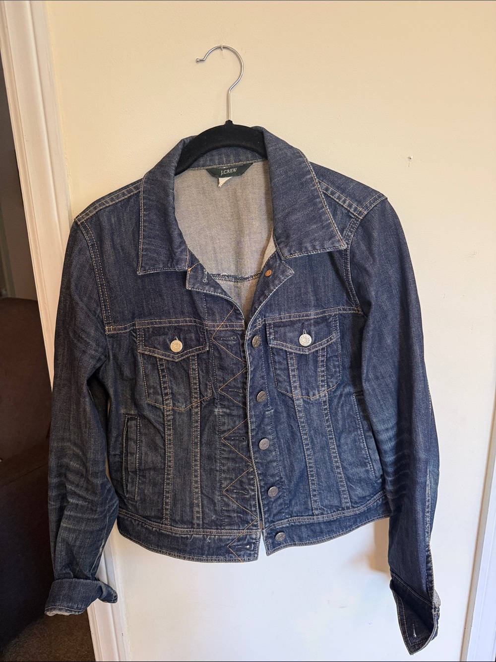 J. Crew Women's Indigo Blue Denim Jacket